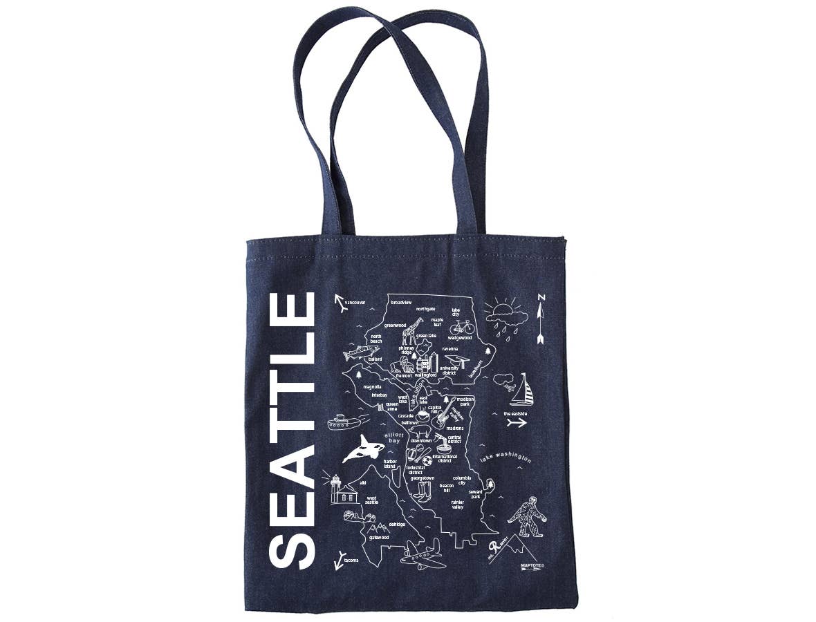 seattle denim tote