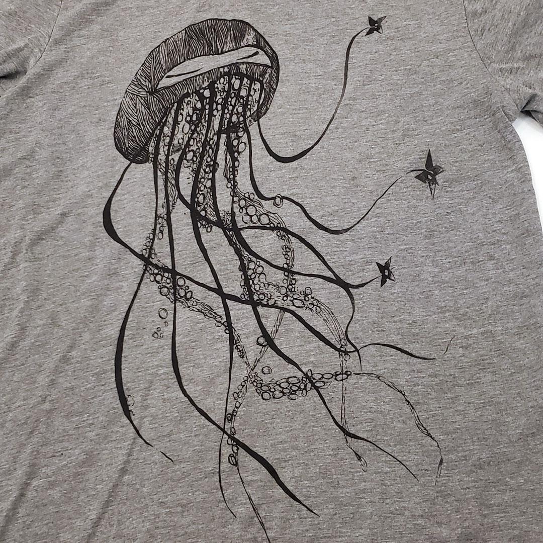 ninja jellyfish tee print