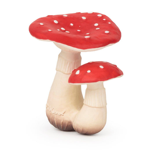Spot the natural rubber mushroom toy