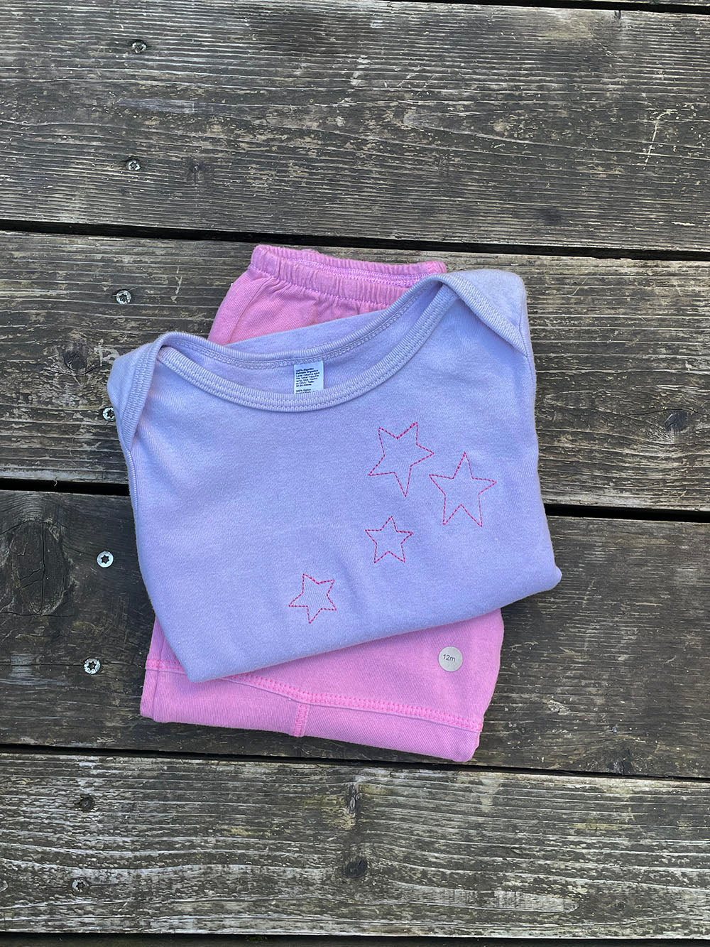 Pegasus and Stars Embroidered Baby Tee