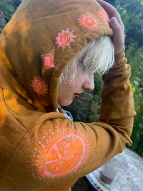 One-Of-A-Kind Hand Painted Hoodies