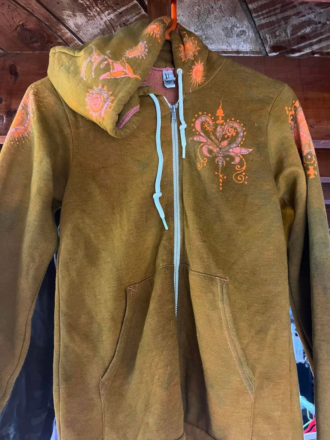 One-Of-A-Kind Hand Painted Hoodies