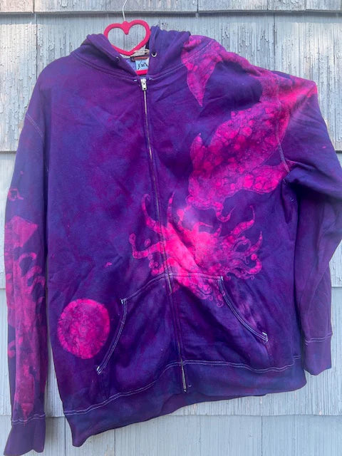 One-Of-A-Kind Hand Painted Hoodies