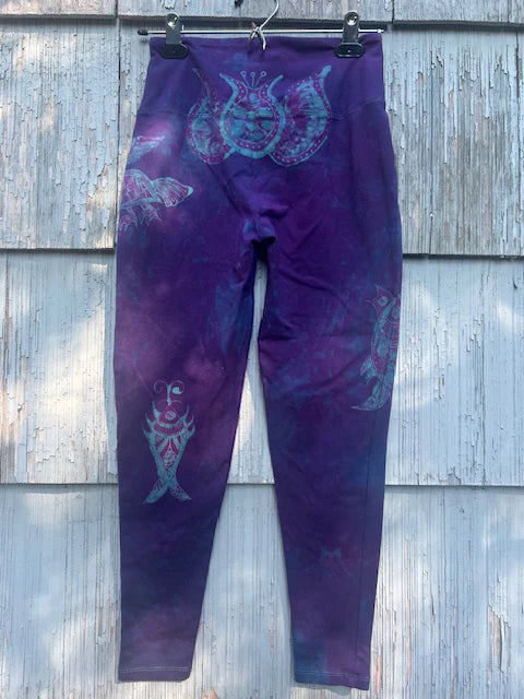 One-Of-A-Kind Hand Painted Leggings