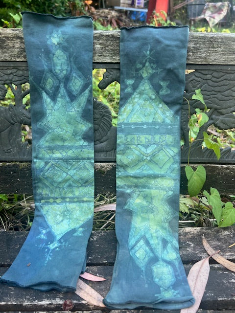 One-Of-A-Kind Hand Painted Arm Warmers