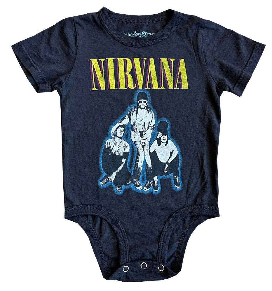 Organic Nirvana vintage short sleeve onesie