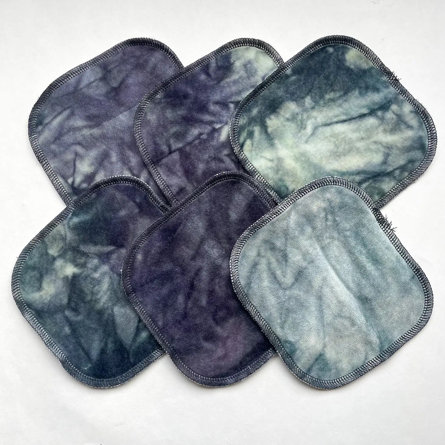 hand-dyed organic wipes in snow tiger