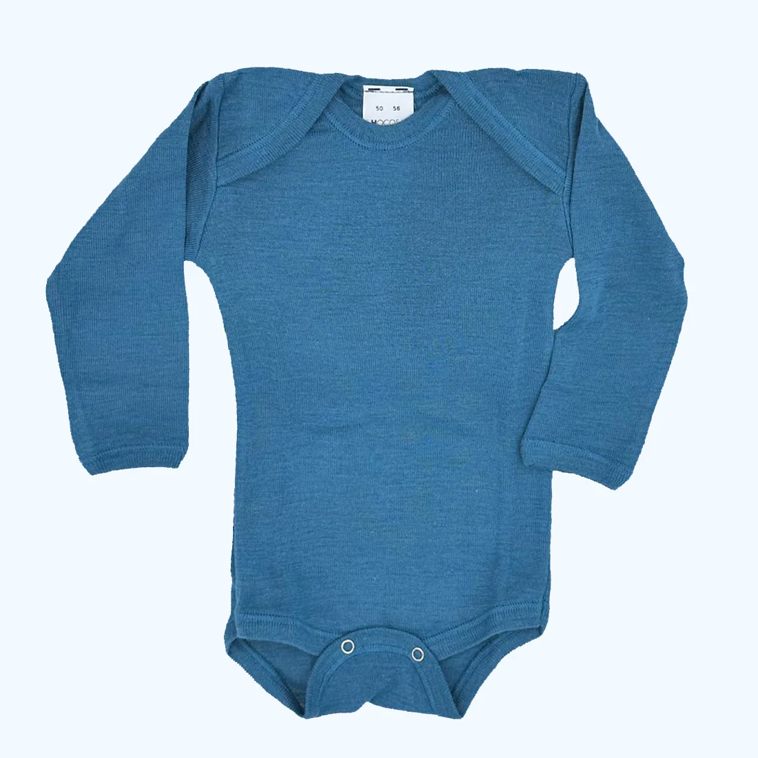 Wool Silk Long Sleeve Onesie