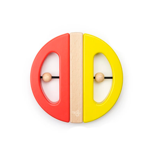 yellow & poppy magnetic swivel toy