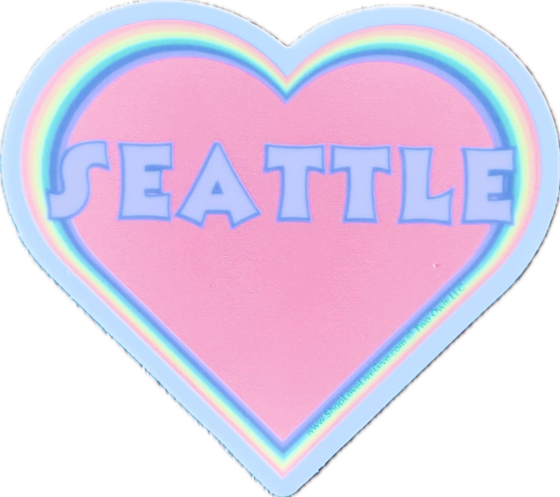 Seattle heart sticker