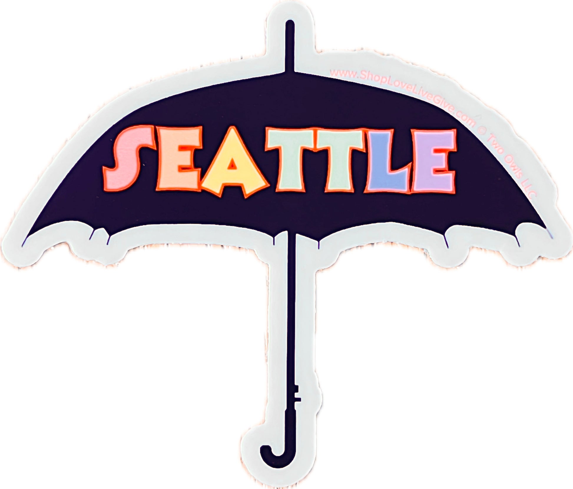 Seattle umbrella sticker