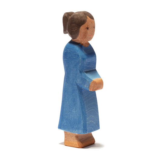 Parent in blue dress by Ostheimer