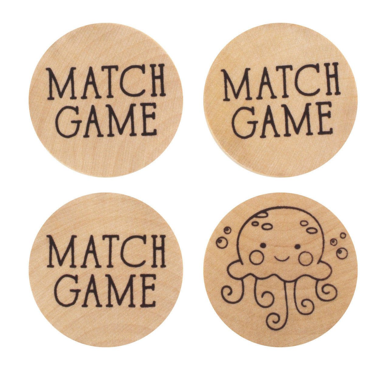 Wooden Match Game in a Bag