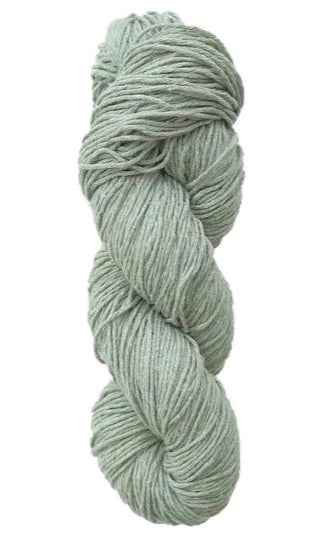 A bundle of green cotton yarn