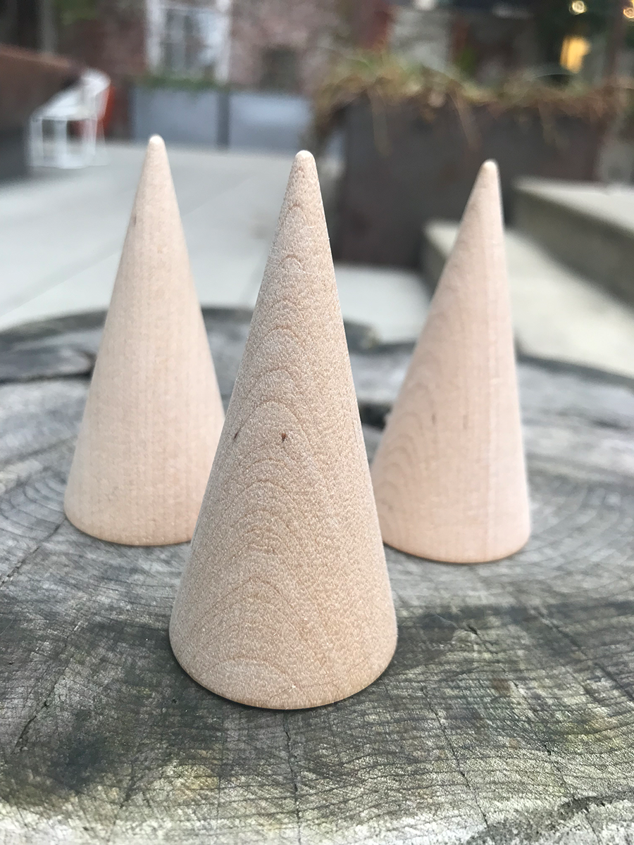 Wood cone