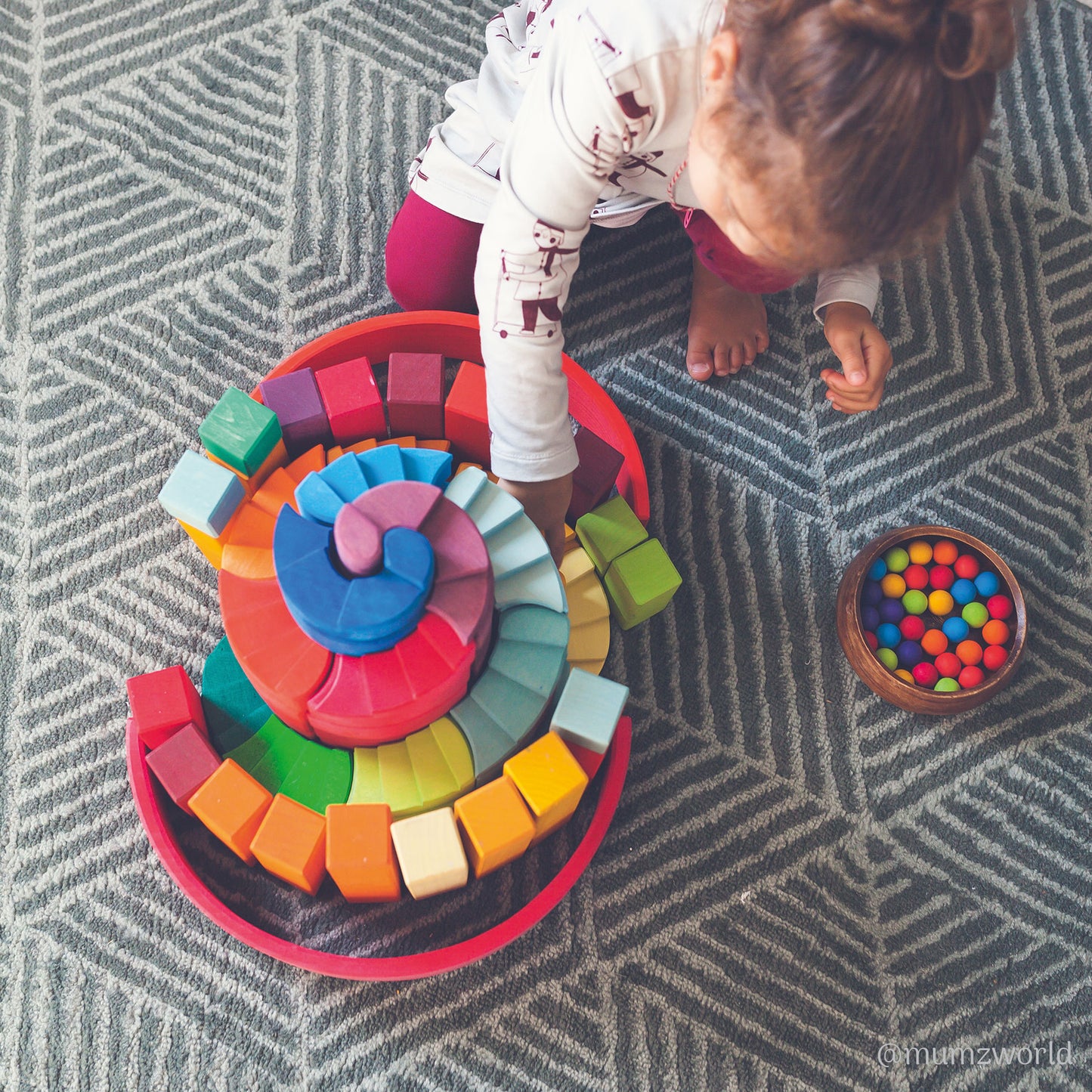 Counter Rotating Stacking Tower