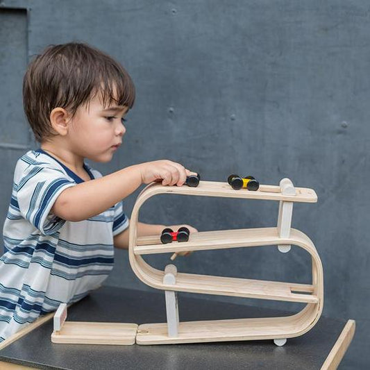 Child playing with the Ramp Racer