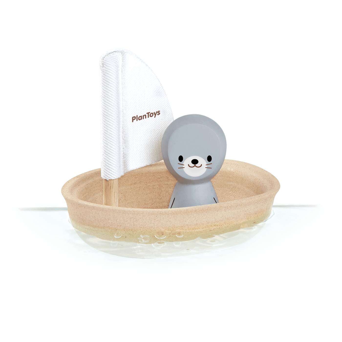 seal Bath Sailing Boats by plan toys