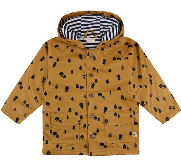 Bear forest acorn outerwear jacket