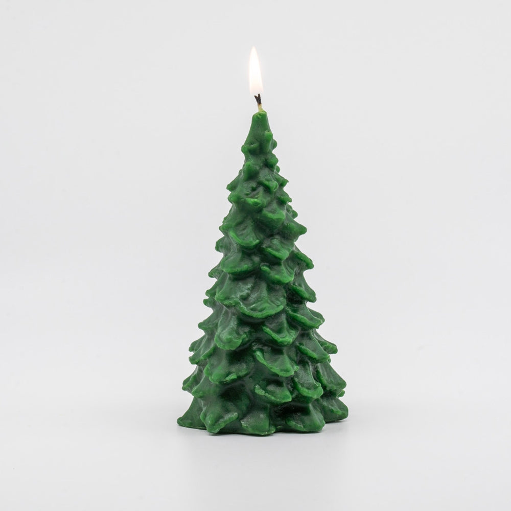 Evergreen Tree Beeswax Candle