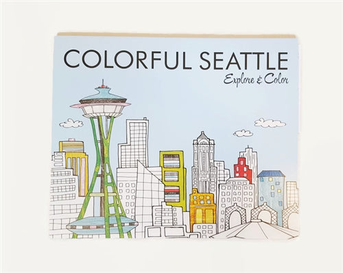 Colorful Seattle, a seattle coloring book