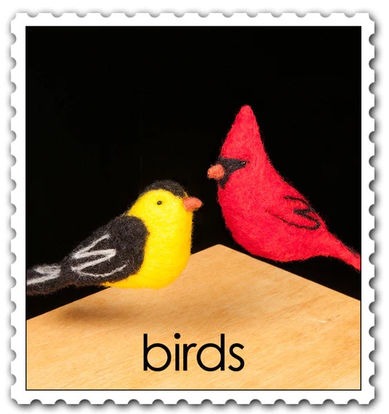Birds Felting Kit Stamp