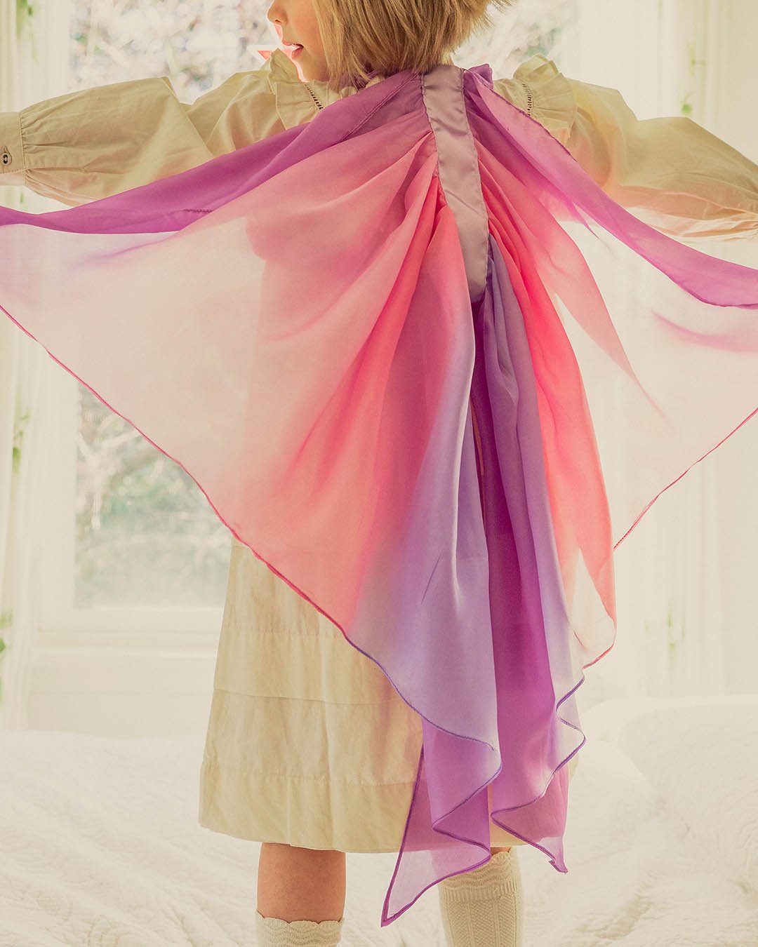 Silk Dress- Up Wings blossom