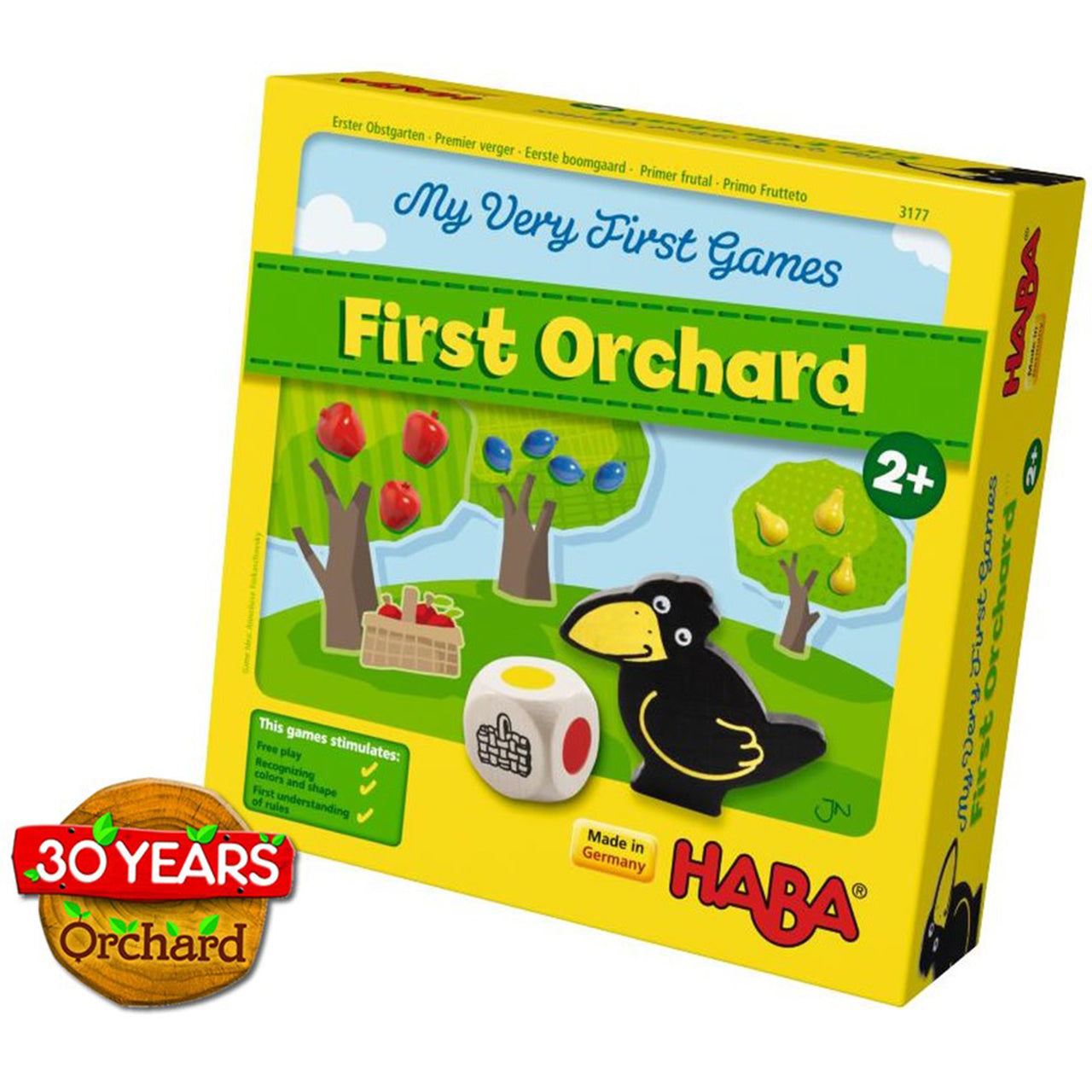Close-up of My First Orchard game by Haba