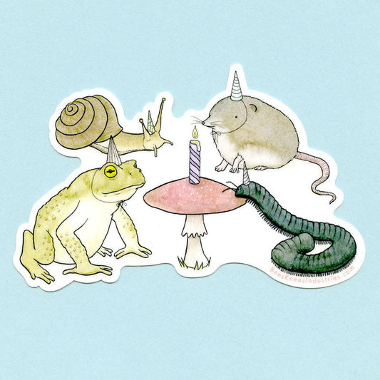 Party Animals Vinyl Sticker