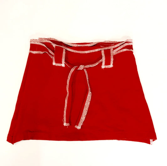 Upcycled Red Skirt