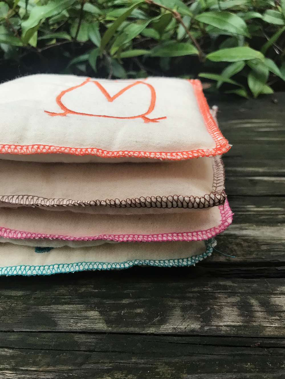 Organic Cotton Embroidered Pillows