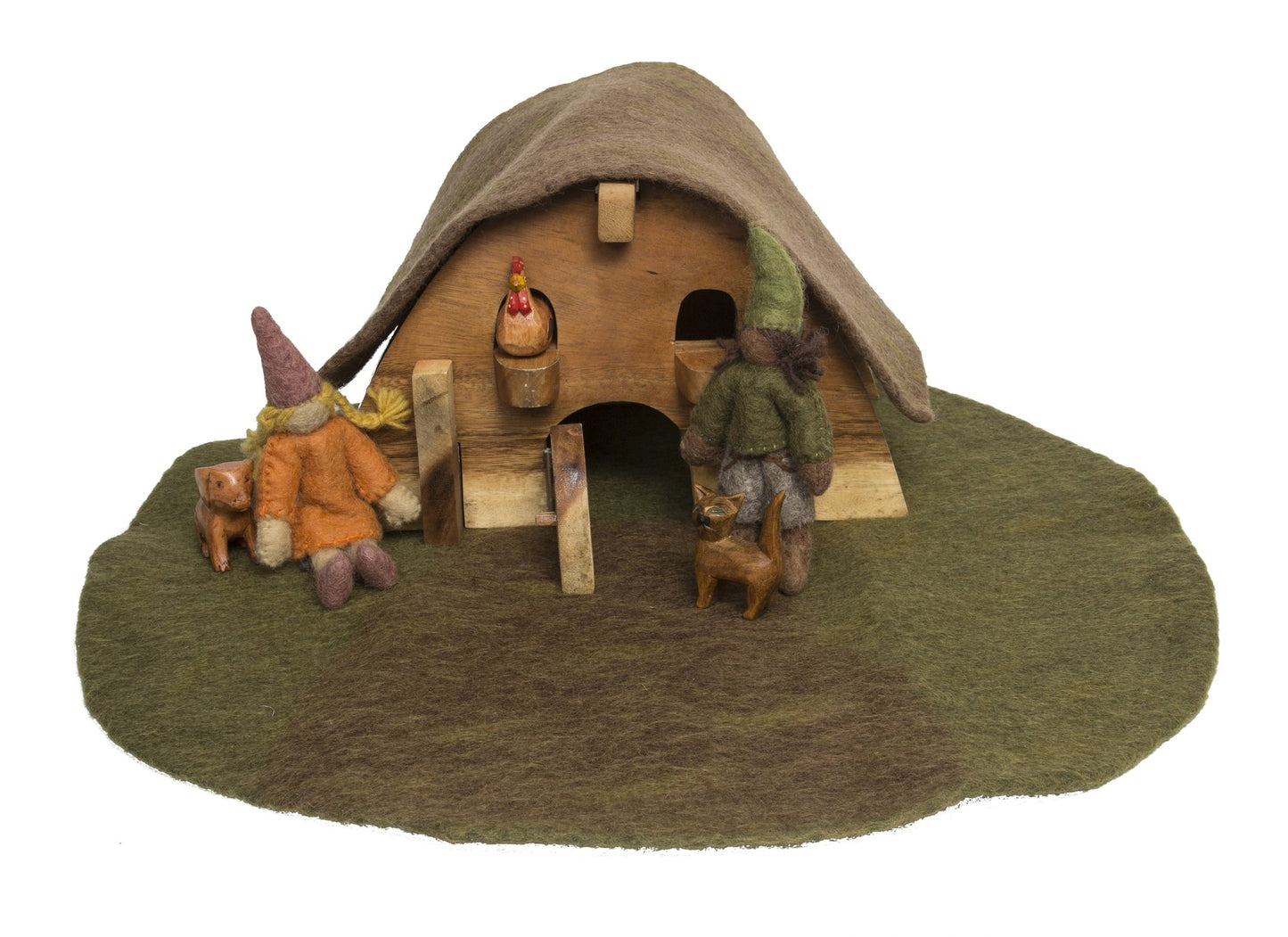 Gnome house set with gnomes