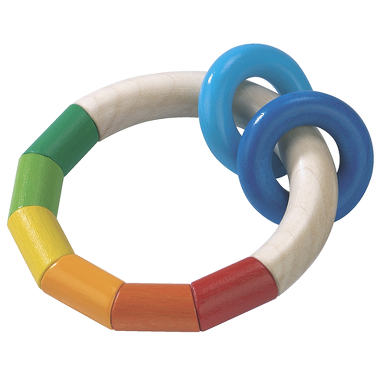 Close-up of Kringelring Teething Rattle by Haba