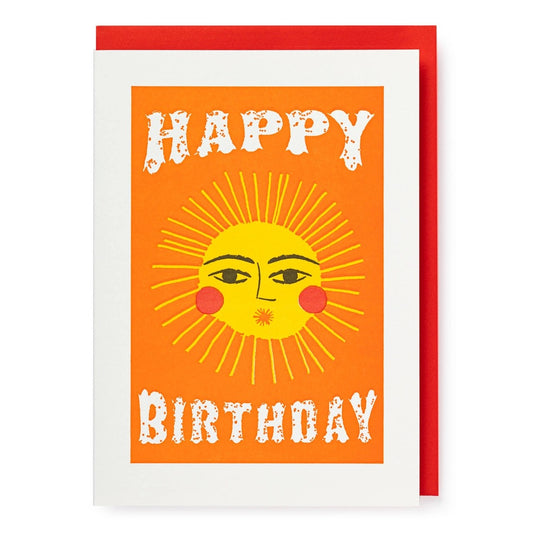 Sun Happy Birthday Card