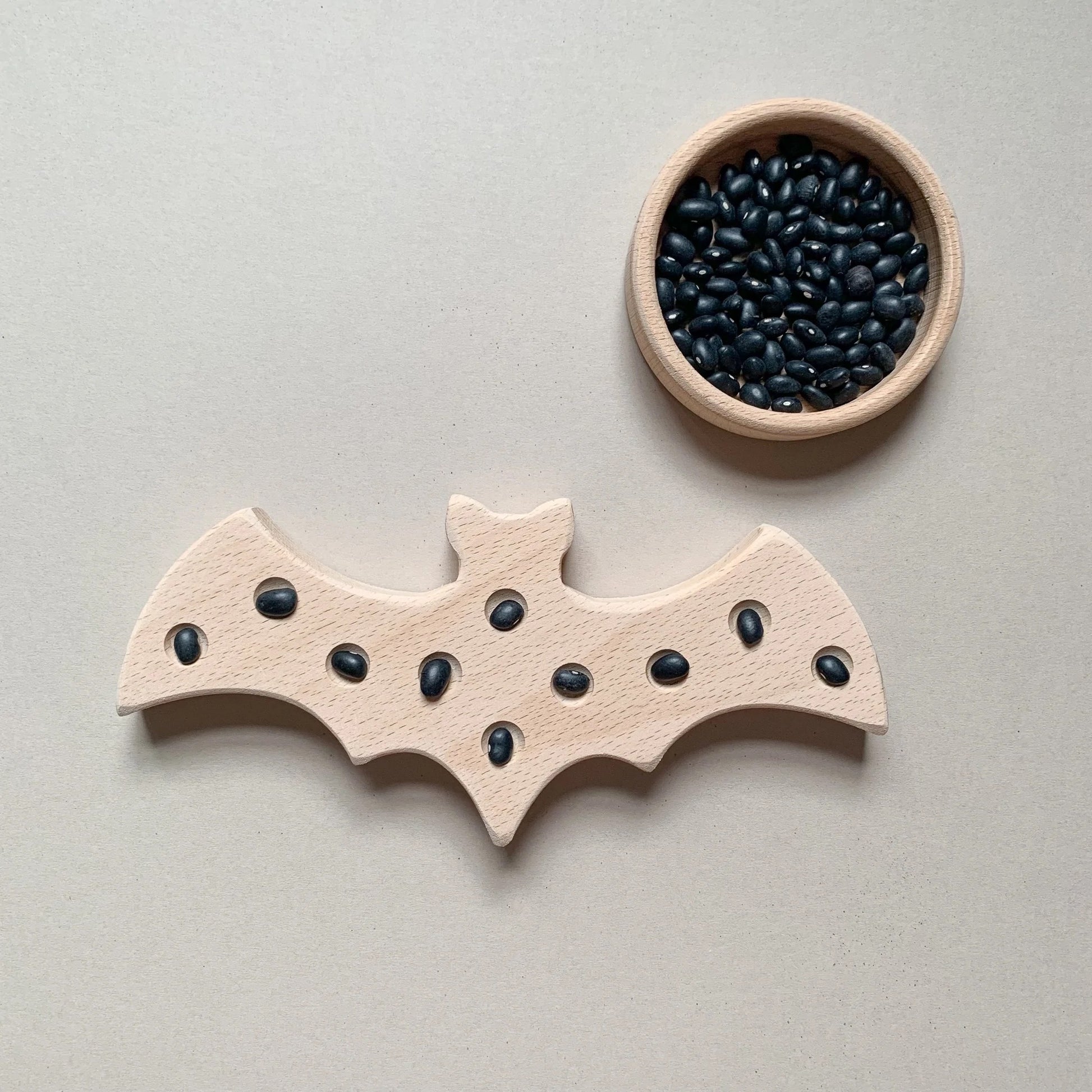 Bat Fine Motor Board with beans
