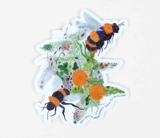 Jill Bliss Vinyl Bee Sticker