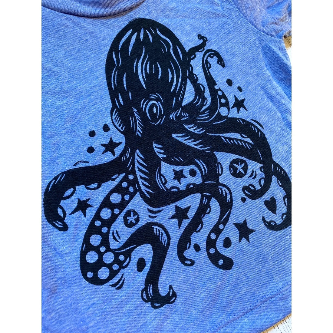  Block Print Octopus Tee