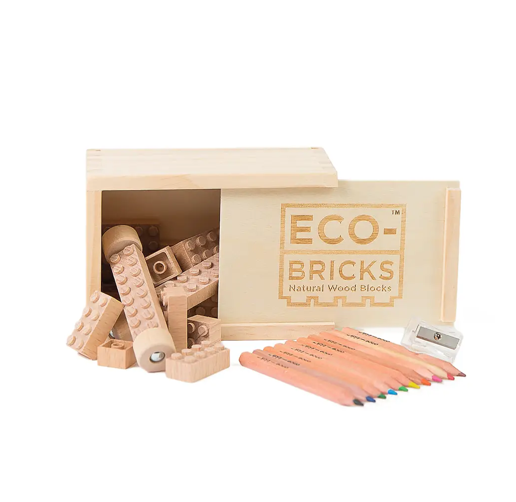 Color Your Eco-Bricks™ Bamboo 24-Piece