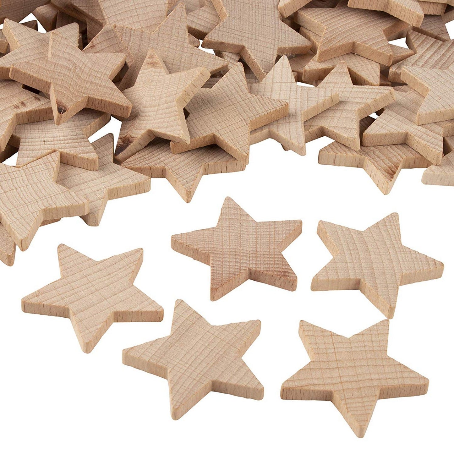 wooden star cutouts