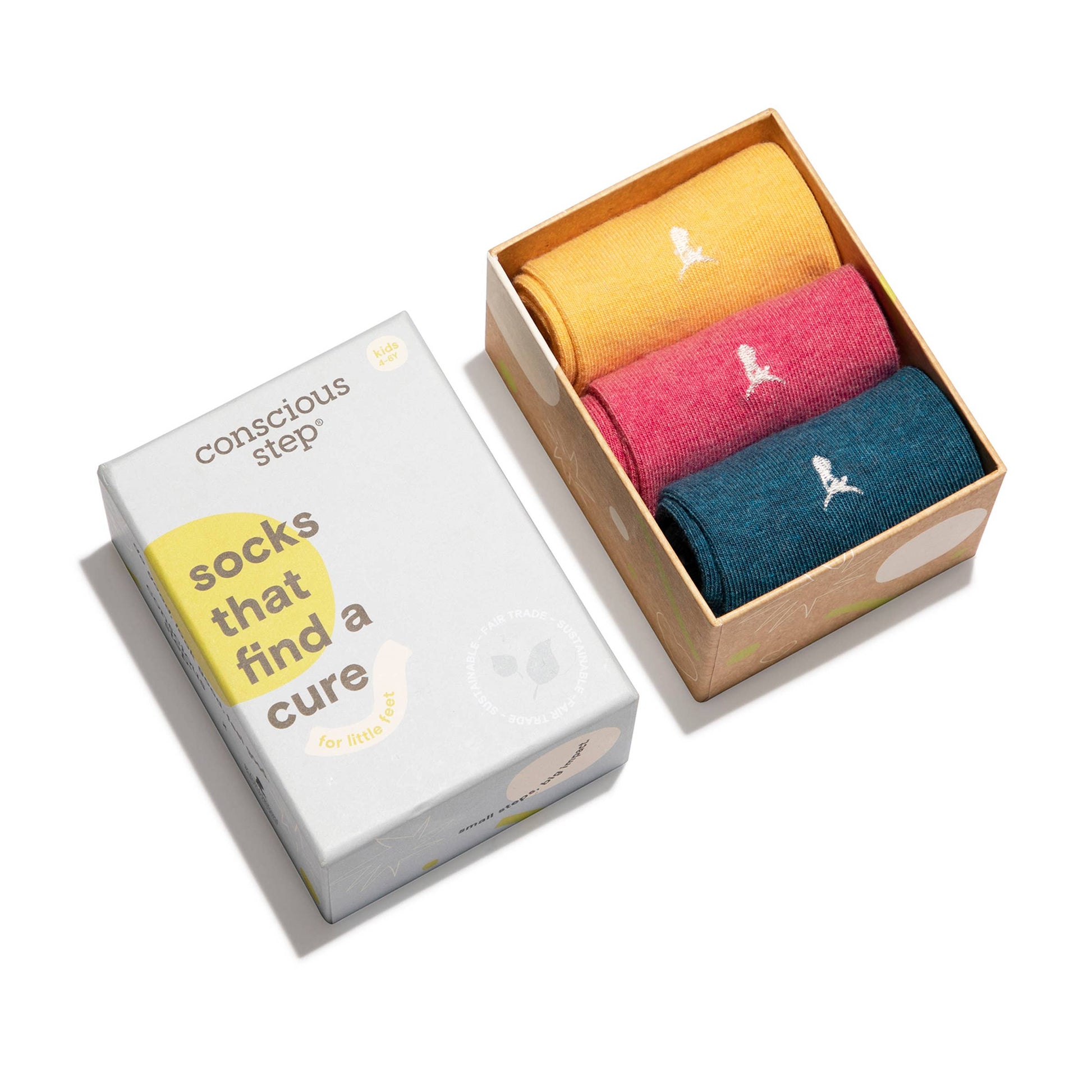 kids socks that find a cure box set