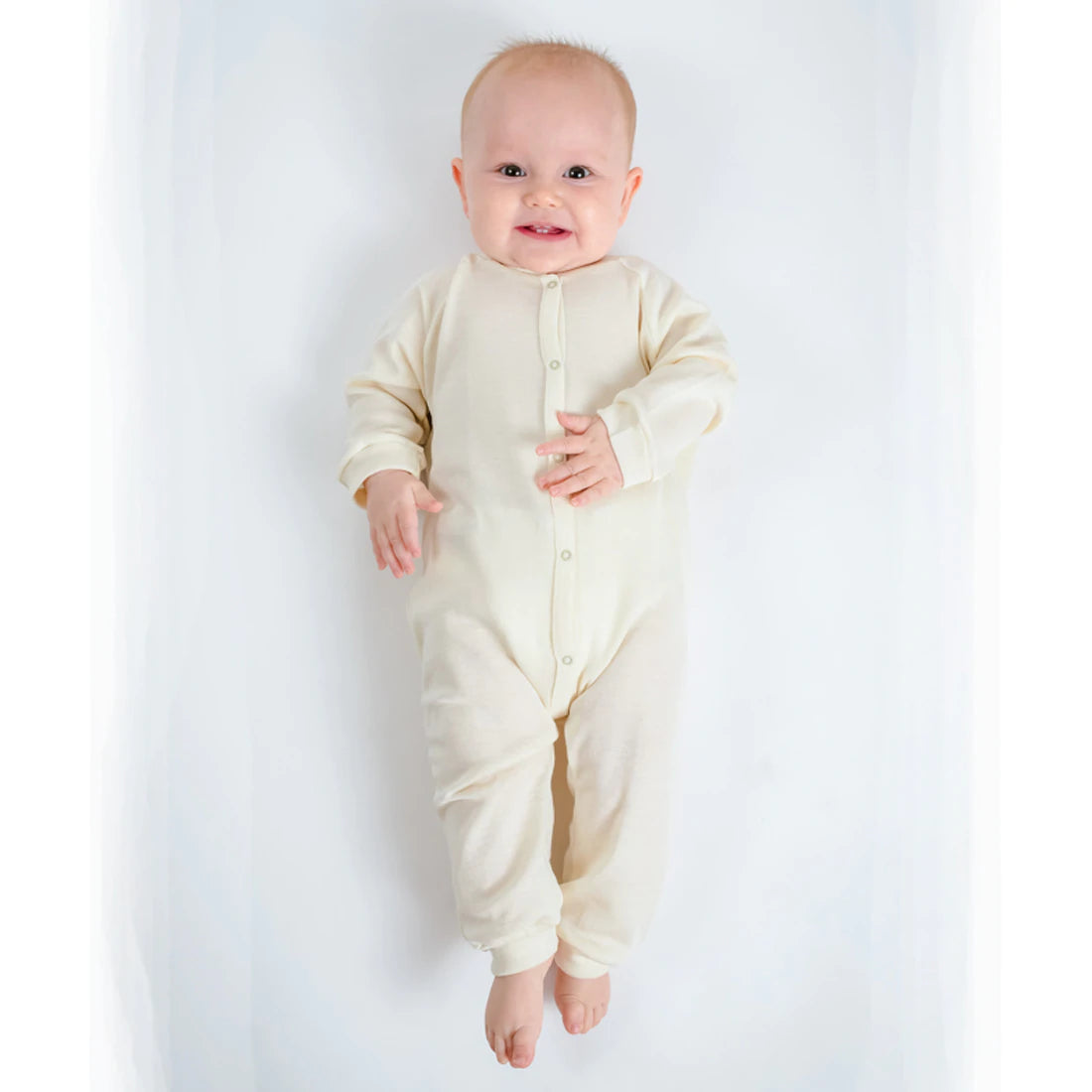 Organic Wool/Silk Sleep Overall for Baby/Toddler