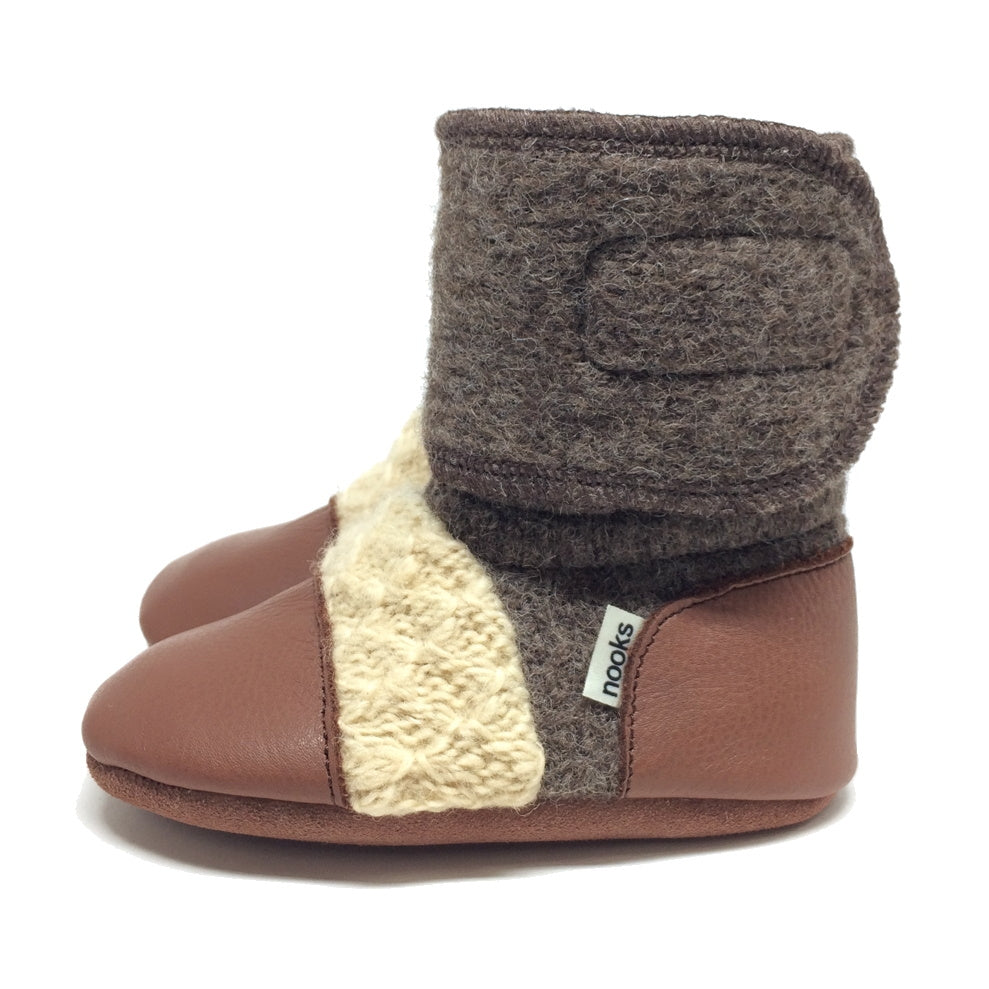 Earth Wool Booties Side