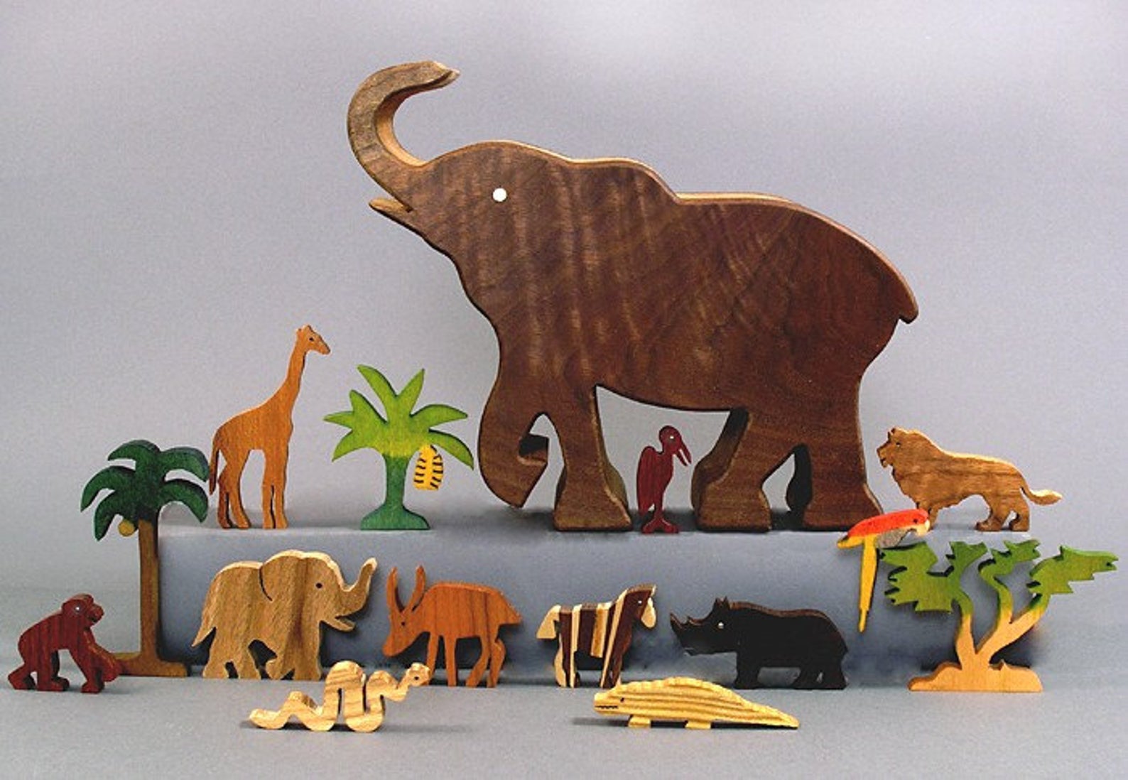 Elephant Story. Box Playset with all the pieces out