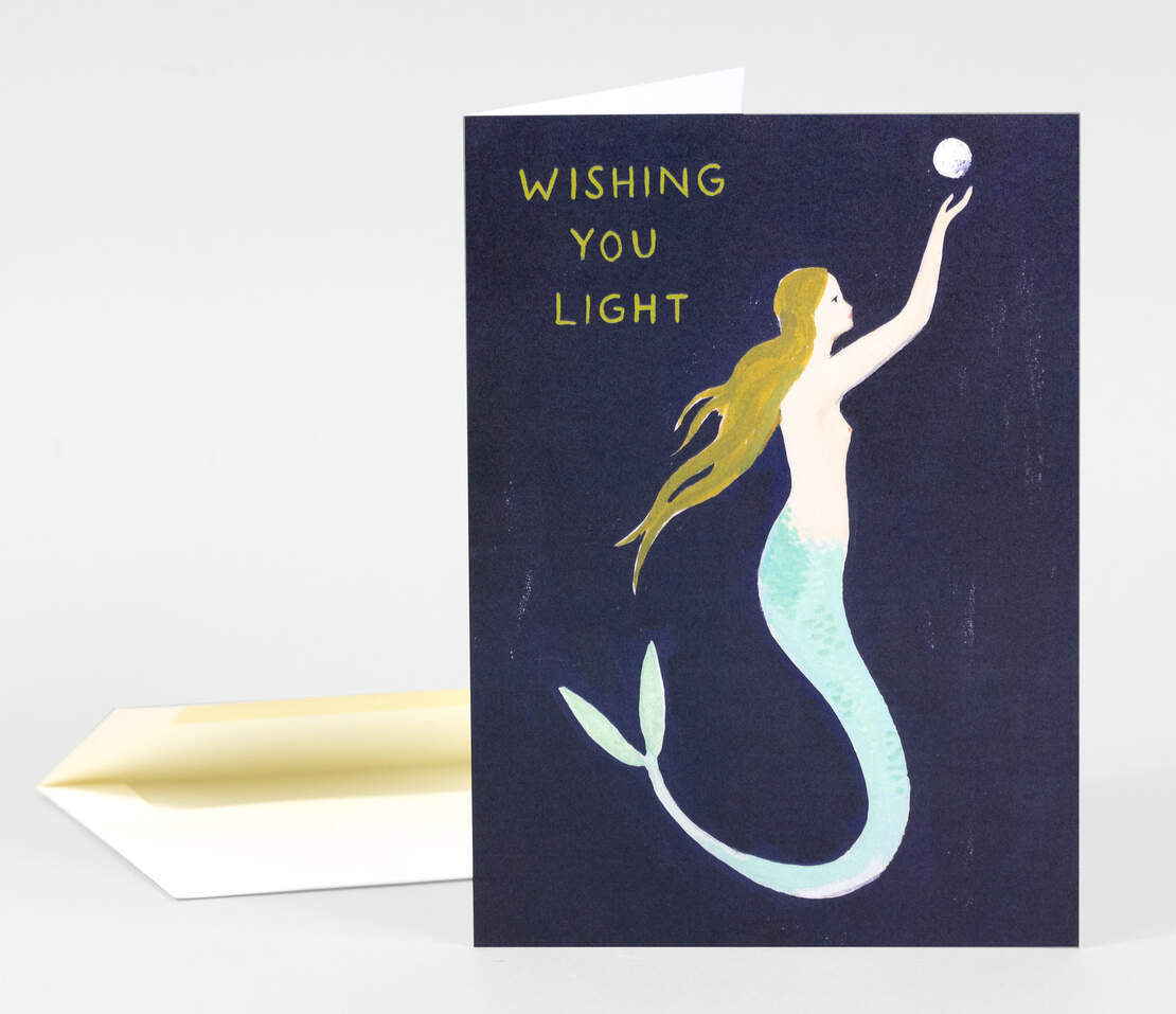 Wishing You Light greeting card