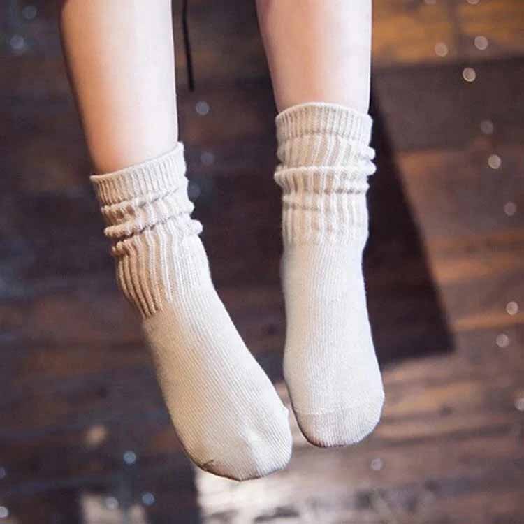Organic everyday socks in beige