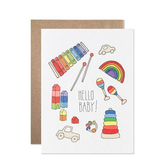 Hello Baby Greeting Card