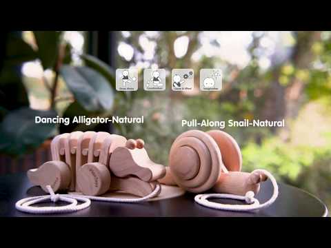 Demonstration video for Pull-Along Snail by PlanToys
