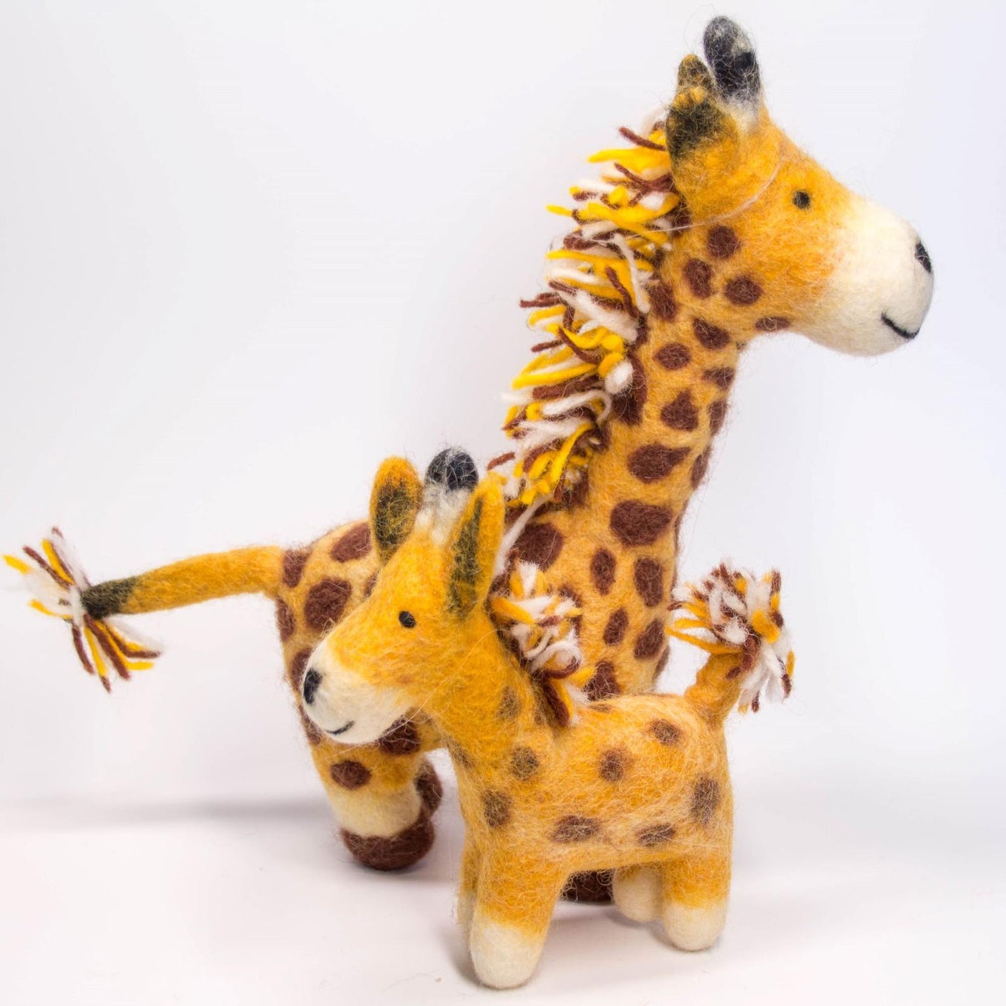 Wool Felt Giraffe Hand Made