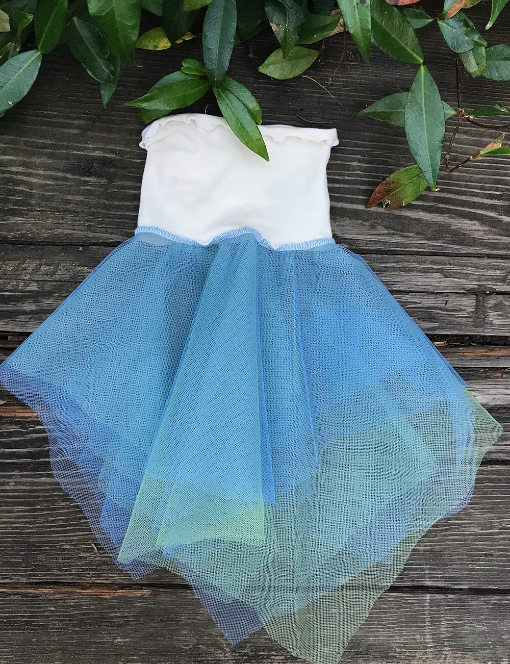 Light Blue and Green Baby Tutu