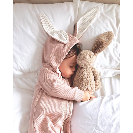 Organic Rose Bunny Suit